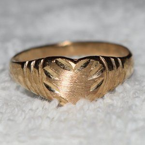 Gold Heart Ring